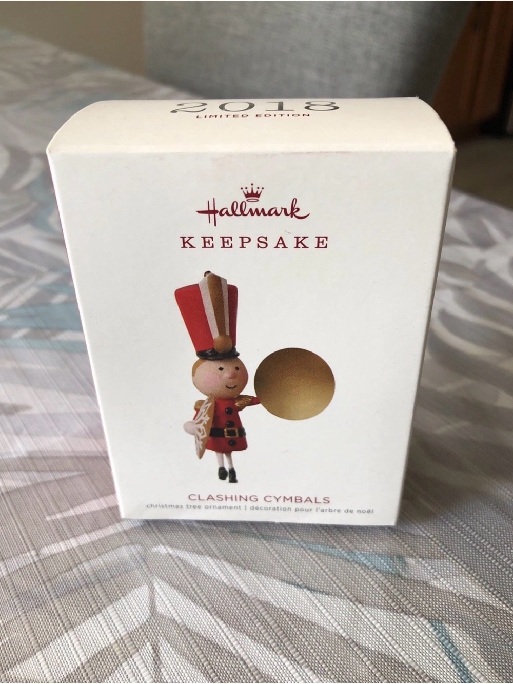 Hallmark 2018 Clashing Cymbals Ornament - NEW